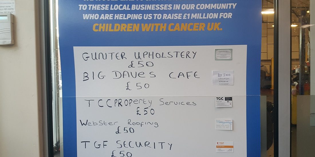 tgf security help raise £1 million for children with cancer uk tgf security help raise £1 million for children with cancer uk