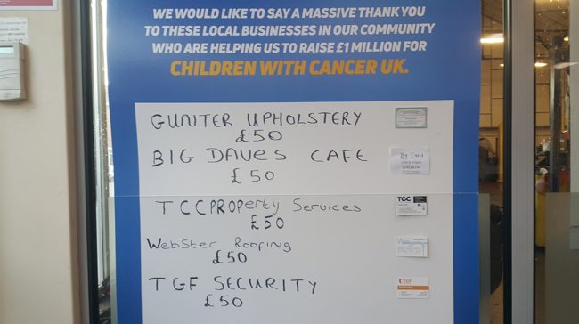 tgf security help raise £1 million for children with cancer uk tgf security help raise £1 million for children with cancer uk