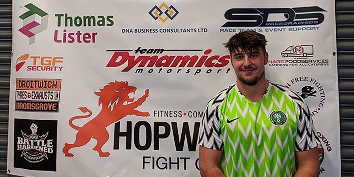 tgf security sponsor team uk at hopwood fight centre